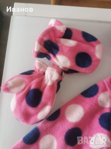 Плюшена блуза + шал , снимка 4 - Детски анцузи и суичери - 35568126