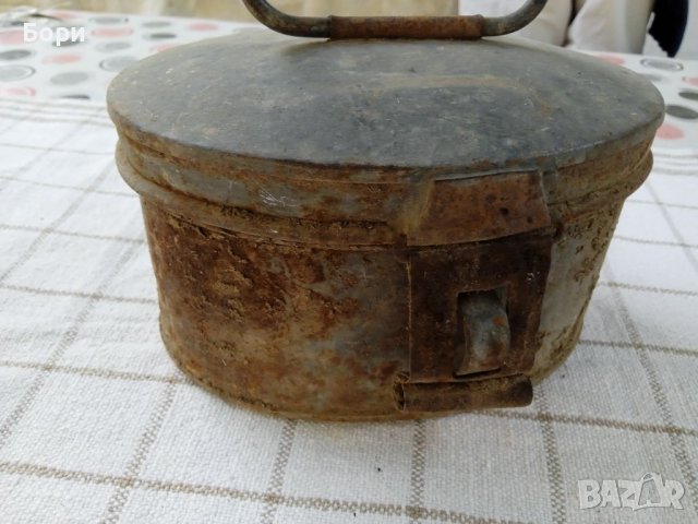 Стара немска метална кутия, снимка 2 - Други ценни предмети - 37480052