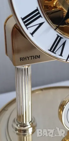 Настолен часовник Rhythm с купол, снимка 5 - Антикварни и старинни предмети - 56149011