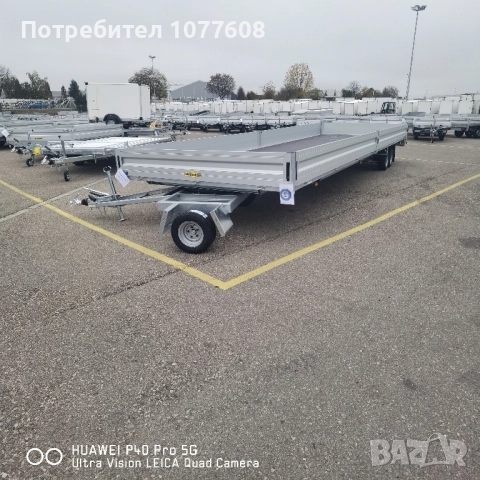 Ремарке/Платформа EDUARD 2700кг в комплект с пътеки, снимка 14 - Ремаркета - 51890328