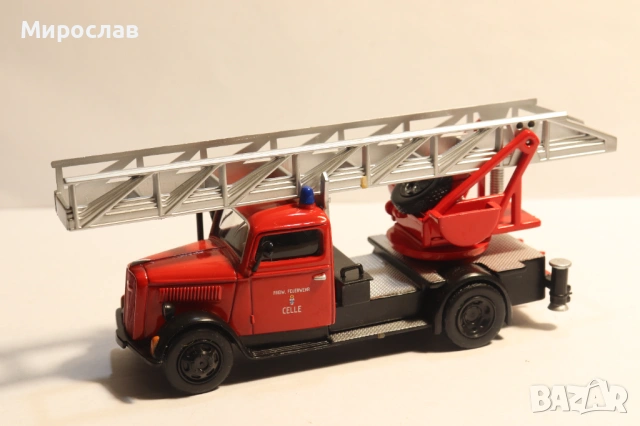 1:50 DEL PRADO OPEL ПОЖАРНА КОЛИЧКА ИГРАЧКА МОДЕЛ, снимка 7 - Колекции - 53297416