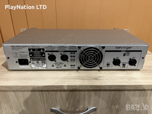 Behringer NU 3000, снимка 3 - Ресийвъри, усилватели, смесителни пултове - 52645934