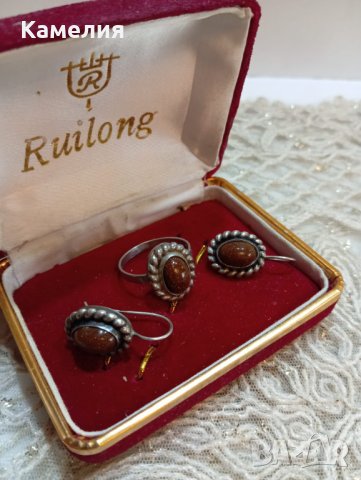 Руско сребро , снимка 12 - Бижутерийни комплекти - 44258560