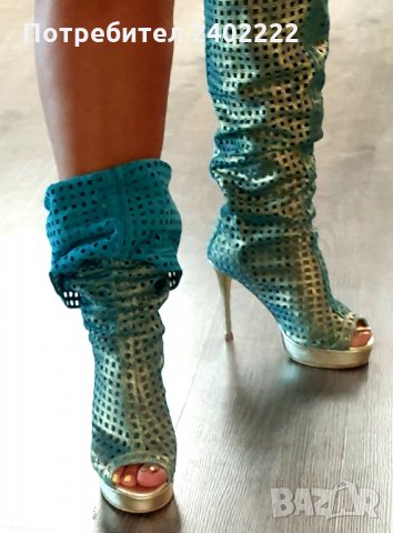Летни ботуши.  Чизми на платформа. Ръчна изработка, уникални., снимка 11 - Дамски ботуши - 29939175