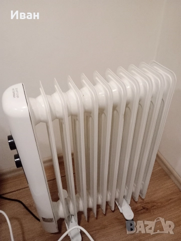 Маслен радиатор НЕО 11 ребра 2500 вата 35 месеца гаранция, снимка 2 - Радиатори - 52841517