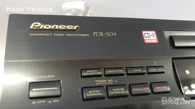 PIONEER PDR-509 аудио CD рекордер/ записвачка за компакт дискове, снимка 2 - Аудиосистеми - 56089933