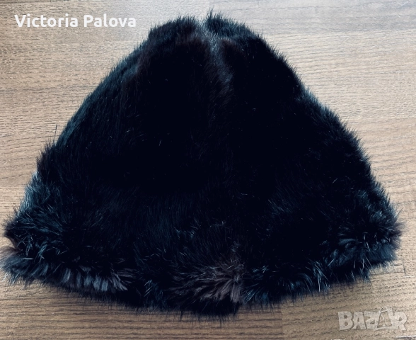 Шапка от заек с лъскав косъм  за модерни малки момичета, снимка 12 - Шапки - 52268547