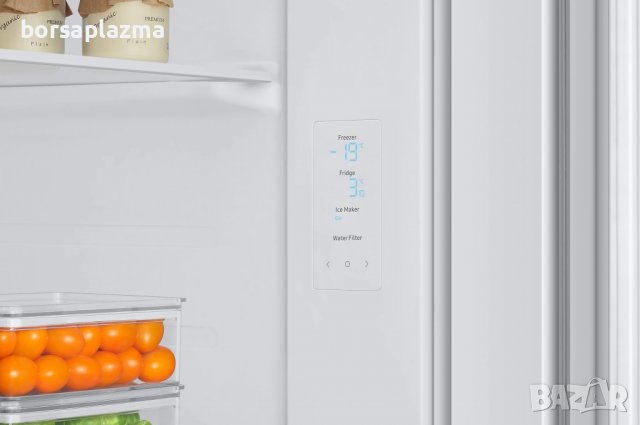 Хладилник с фризер Samsung RS-67A8810WW/EF, снимка 3 - Хладилници - 36578871