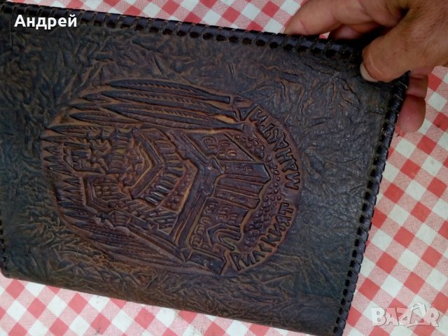 Стара кожена папка #3, снимка 4 - Други ценни предмети - 29132441