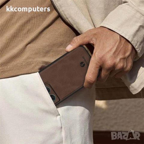 Motorola Edge 60 5G / 60 Fusion 5G ANNYOJO Удароустойчив PU Leather + PC + TPU Калъф и Протектор, снимка 10 - Калъфи, кейсове - 50736463