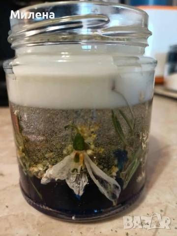 Ръчно изработени соеви свещи, снимка 3 - Декорация за дома - 53177154