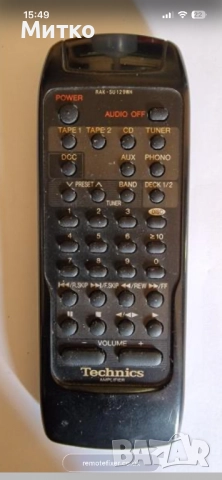 ТЪРСЯ дистанционно Technics RAK-SU129WH