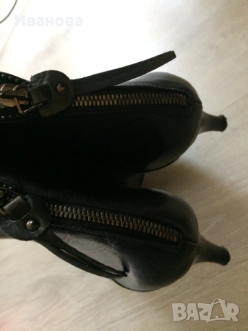 Елегантни черни боти  HUGO., снимка 3 - Дамски боти - 54044677