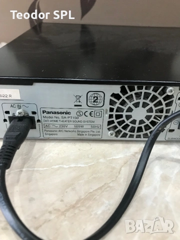 Домашно кино Panasonic sa-pt150 , снимка 8 - Аудиосистеми - 53060480
