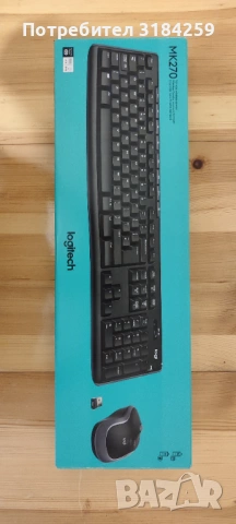 Безжични мишка и клавиатура, снимка 2 - Клавиатури и мишки - 54024222