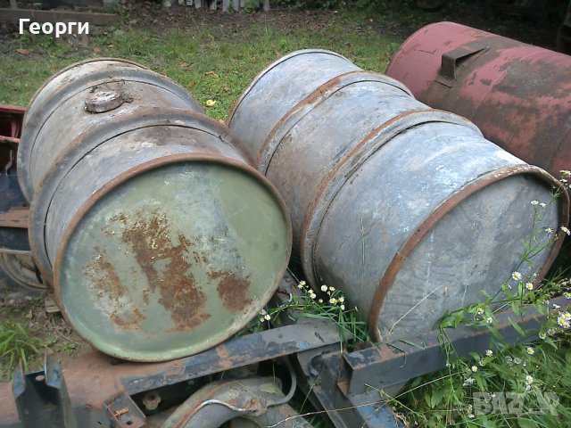 Метални варели със защитни обръчи, дълбоко поцинковани, дебелостенни., снимка 2 - Други машини и части - 37564538