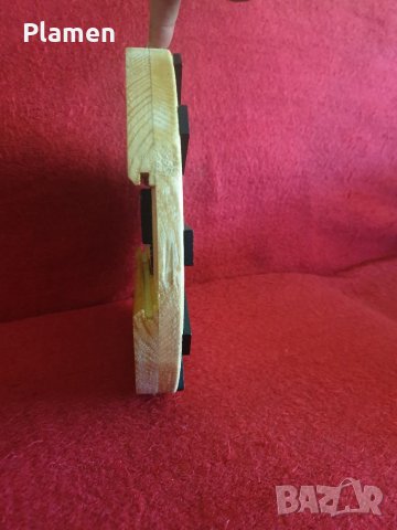 Стенен часовник от ланперия ръчна изработка, снимка 3 - Други стоки за дома - 39907696