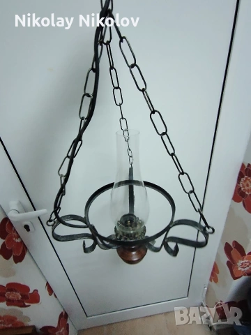 Висящ полилей ковано желязо , снимка 4 - Полилеи - 53343837