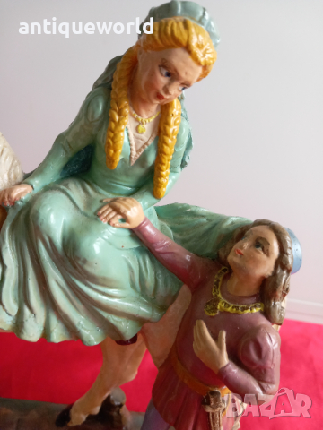 G. Ruggeri, Голяма Порцеланова Статуетка Ромео и Жулиета, снимка 2 - Антикварни и старинни предмети - 44774906
