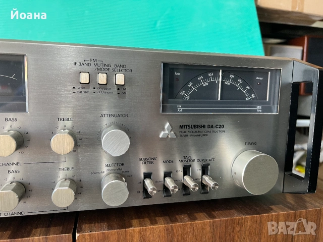 Mitsubishi DA-C 20 Dual Mono, снимка 3 - Ресийвъри, усилватели, смесителни пултове - 54339429