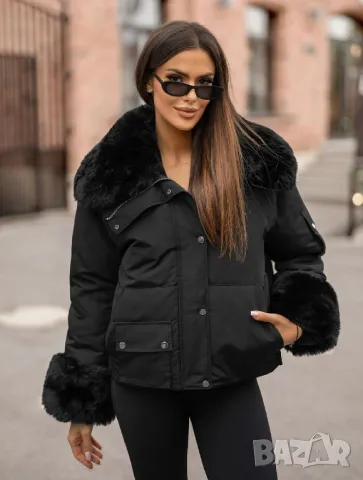 Уникално зимно яке с пух 