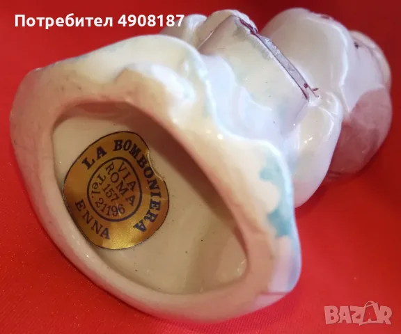 Скулптура Момчето с банджо. Керамика, снимка 7 - Други стоки за дома - 55979780