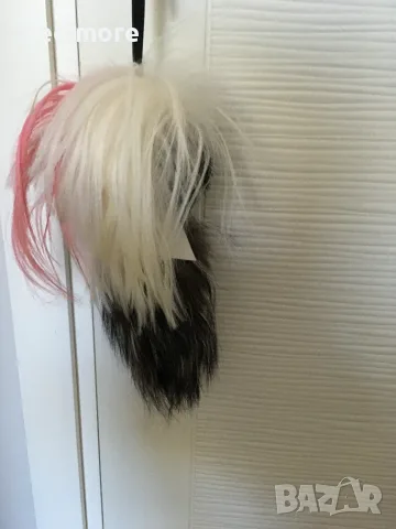 Fendi Karlito висулка за чанта със сребриста лисица, снимка 2 - Чанти - 56084611