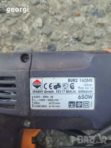 ударна бормашина Sparky BUR 2 160 650w, снимка 6 - Бормашини - 56113198