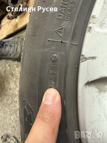 4бр алуминиеви  джанти за  AUDI A6  / 16 цола с зимни гуми TIGAR WINTER  225 55 16 -цена 600 лв или , снимка 3 - Гуми и джанти - 52142146