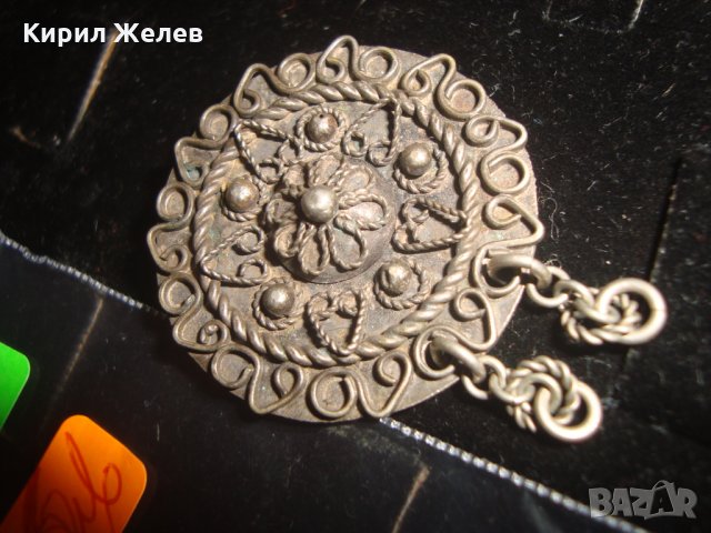 ВЪЗРОЖДЕНСКА ФИЛИГРАННА от САЧАН БРОШКА СТАРИНЕН НАКИТ 15116, снимка 7 - Антикварни и старинни предмети - 30285224