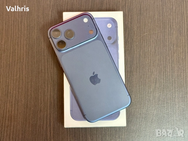 КАТО НОВ! Apple iPhone 17 Pro Max 256GB Deep Blue / 100% батерия