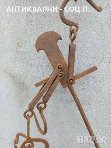 Соц Стар Кантар Паланца До 20 кг., снимка 5 - Антикварни и старинни предмети - 49442070