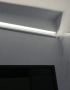 Декоративен LED Корниз за Таван – Алуминиев Профил за LED Лента + дифузор (капаче) пръчка 2 метра, снимка 4