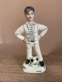 Винтидж порцеланова статуетка „Момче с футболна топка“, СССР, снимка 1