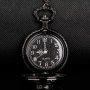 Нов Джобен часовник черен с компас бели цифри числа хубав   , снимка 2