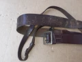 Стар военен строеви офицерски колан с портупей , униформа, снимка 2