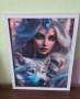 Диамантен гоблен - "МОМИЧЕТО С ВЪЛКА" , снимка 5