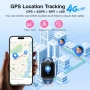 Детски 4G смарт часовник с GPS проследяване, обаждания, SOS бутон, снимка 3