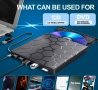 8-в1 Ултра тънко външно DVD Устройство с USB , снимка 4