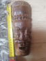 Дървена Африканска маска 20 см , снимка 6