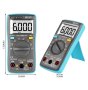професионален мултицет ZT102 6000 (мултиметър цифров дигитален уред), снимка 9