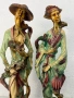 Чифт големи японски фигури на мъж и жена. №8043, снимка 2