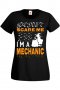 Дамска тениска _You Don't Scare Me I'm A Mechanic 2,Halloween,Хелоуин,Празник,Забавление,Изненада,, снимка 1
