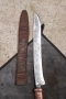 стар нож от оно време с кожена кания , снимка 5
