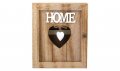 Декоративна Дървена поставка за ключове, Дървено сърце , снимка 1