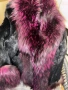Уникално кожухче от естествен косъм , снимка 8