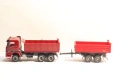 HERPA H0 1/87 MERCEDES ACTROS САМОСВАЛ ГОНДОЛА КАМИОН, снимка 1