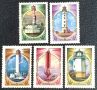СССР, 1982 г. - пълна серия чисти марки, морски фарове, 4*9, снимка 1 - Филателия - 42571482