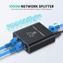 Gigabit Ethernet сплитер 1 към 2 с висока скорост 1000Mbps, снимка 2