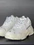 Triple S All-Over Logo White Унисекс👟Дамски Бели Маратонки👟Мъжки Спортни Обувки Код SEM-450, снимка 2